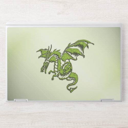Green Flying Dragon  HP Laptop Skin