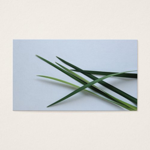 green foliage business card templates