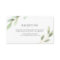 Green Foliage Botanical Wedding Reception
