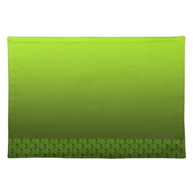 Green Foliage Cloth Placemat (Front)