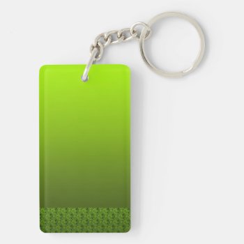 Green Foliage Keychain by CBgreetingsndesigns at Zazzle