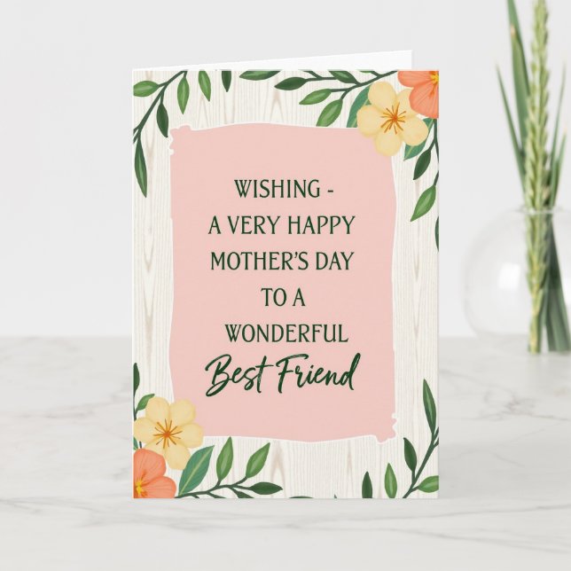 Green Foliage Mother Card (Front)