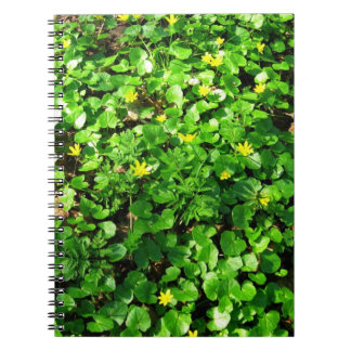 green foliage notebook