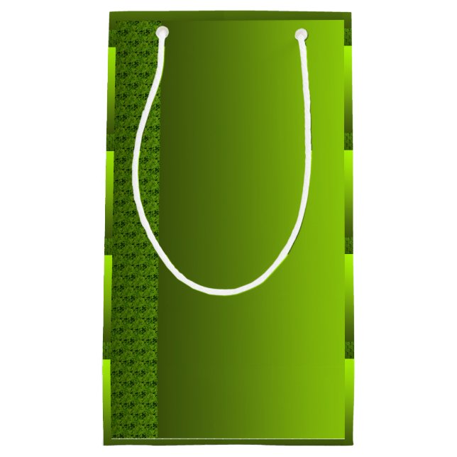 Green Foliage Small Gift Bag (Front)