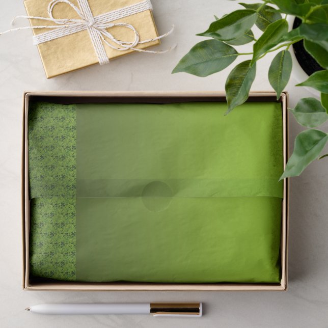 Green Foliage Tissue Paper (Gift)