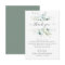 green folige funeral thank you note