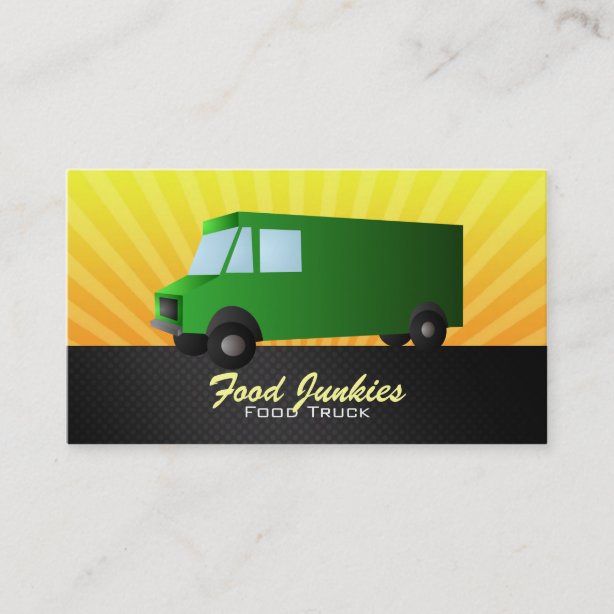 Food Truck Business Cards Business Card Printing Zazzle