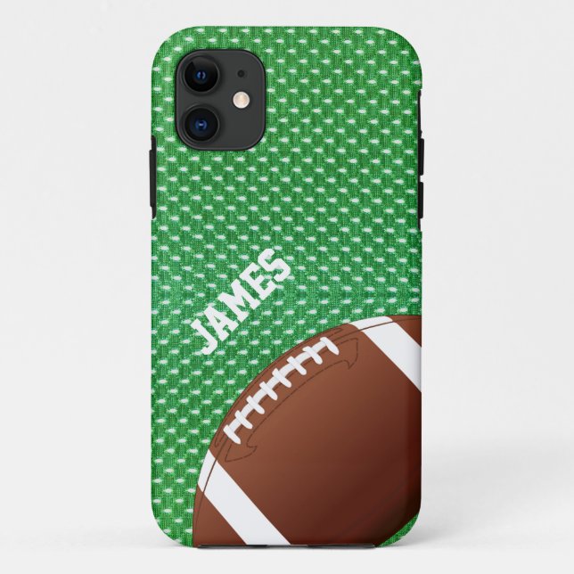 Green Football Custom iPhone 5 Case (Back)