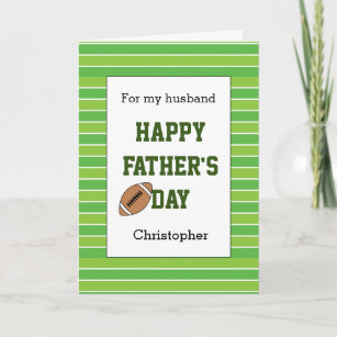 Football Birthday Card Funny Football Card Father's Day 