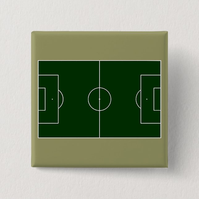 green football stadium pinback button (Front)