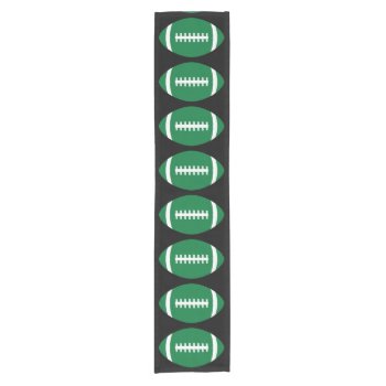 Green Football Team Party/banquet/event Decorative Short Table Runner by SoccerMomsDepot at Zazzle