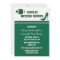 Green Football Themed Wedding Shower Invitation