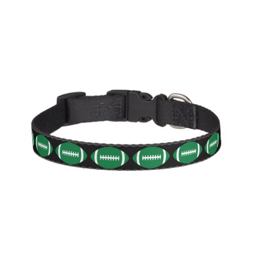 Green Footballs Dog Pet Mascot Fun Football Game Pet Collar