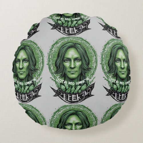 Green for Life Round Pillow