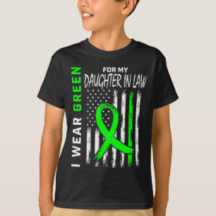 Green For My Daughter In Law Kidney Disease Awaren T-Shirt