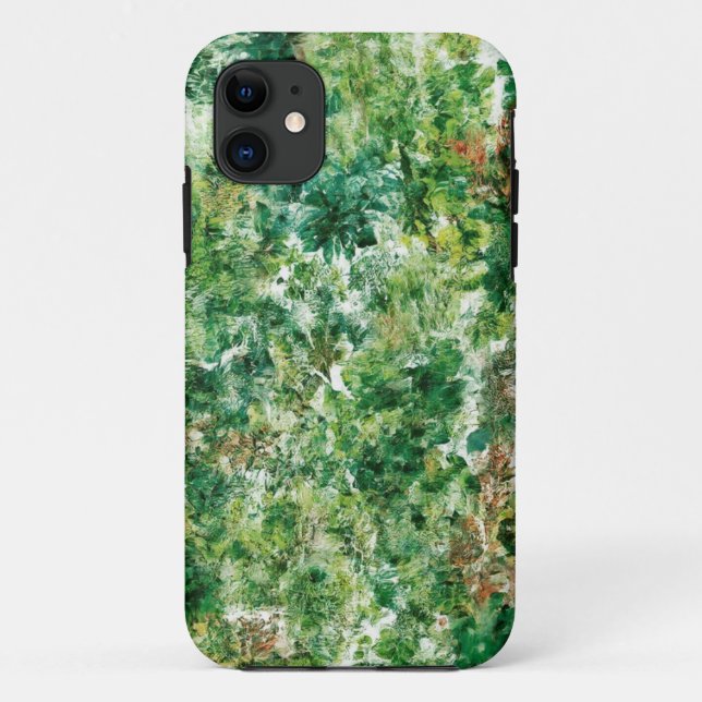 Green Forest Abstract Mobile Case (Back)