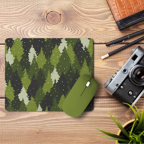 Green Forest Camo  Camo Forest Mousepad