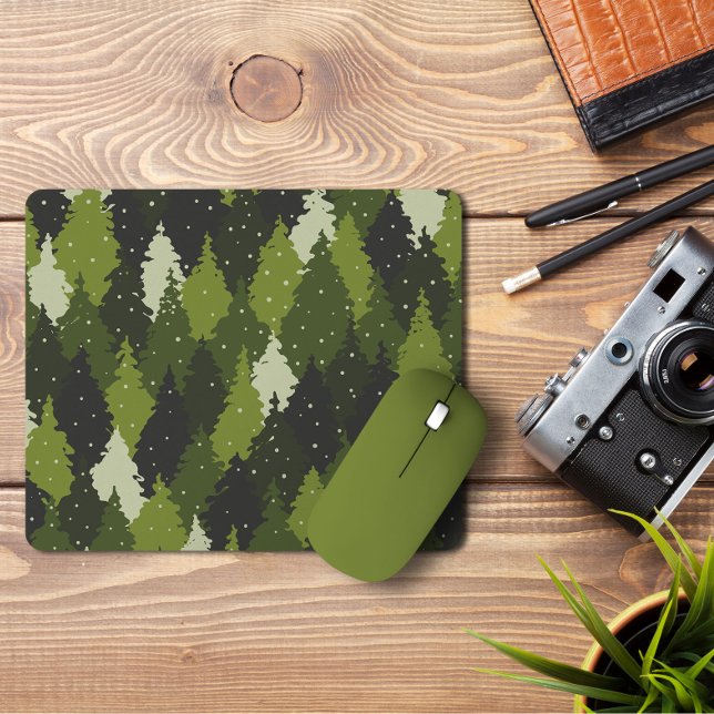 Green Forest Camo | Camo Forest Mousepad