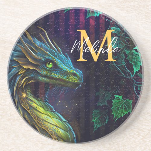 Green Forest Fantasy Dragon Coaster