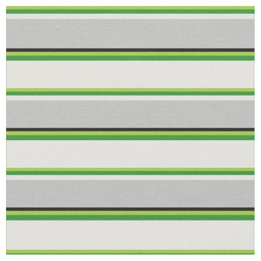 Green, Forest Green, Light Cyan, Grey & Black Fabric