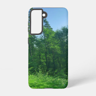 Green Forest Landscape Photography Samsung Galaxy S21 Case