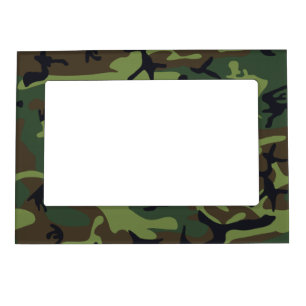 Green Forest Military Camo Magnetic Frame