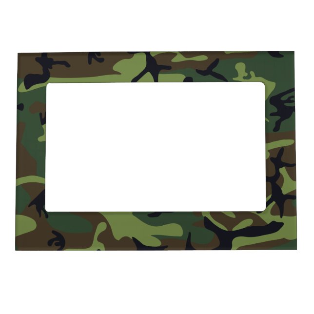 Green Forest Military Camo Magnetic Frame (Front)