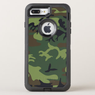 Green Forest Military Camo OtterBox Defender iPhone 8 Plus/7 Plus Case