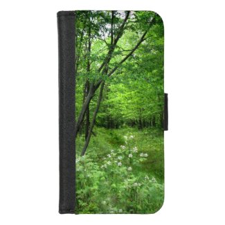 Green Forest Nature Hike iPhone 8/7 Wallet Case