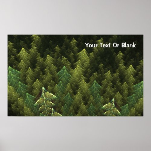 Green Forest Poster