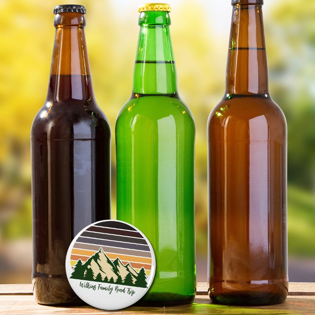 Green Forest Road Trip Cool Customizable Bottle Opener (Creator Uploaded)