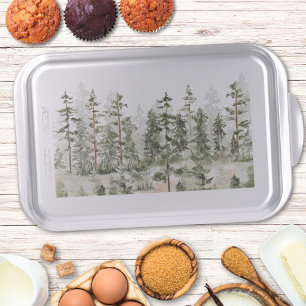 Green Forest Woodland Nature Cake Pan
