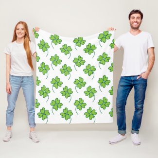 Green Four Leaf Clover