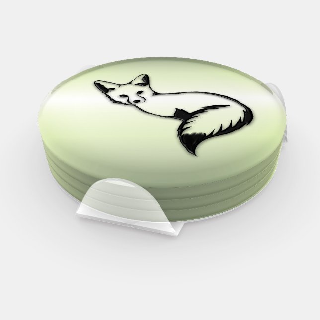 Green Fox Coaster Set (Set)