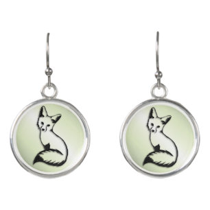 Green Fox   Earrings