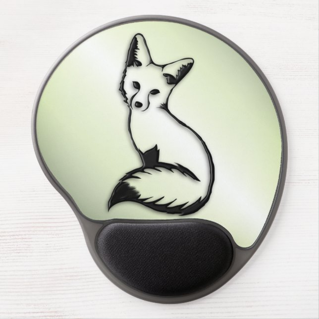 Green Fox   Gel Mouse Pad (Front)