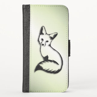 Green Fox   iPhone X Wallet Case
