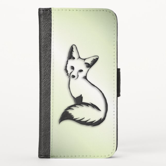 Green Fox   iPhone Wallet Case (Front)