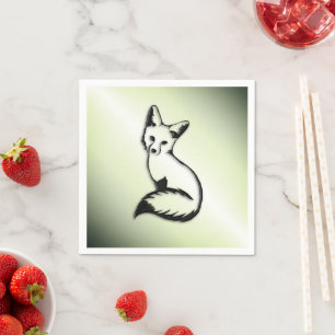 Green Fox Napkins