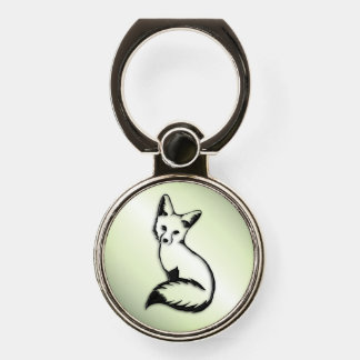 Green Fox Phone Ring Stand
