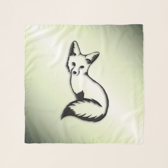 Green Fox   Scarf (Front)