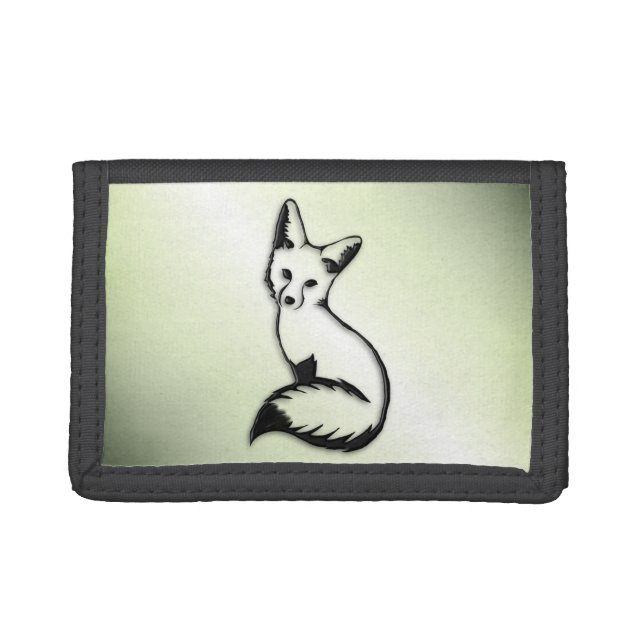 Green Fox   Trifold Wallet (Front)