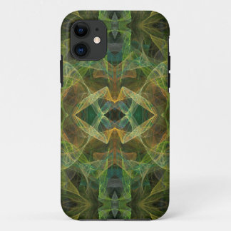Green Fractal iPhone 5 Case-Mate Barely There 11 Case