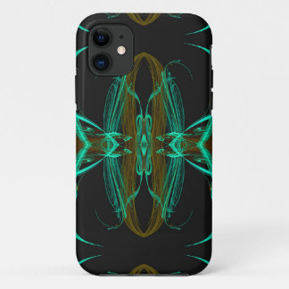 Green Fractal iPhone 5 Case-Mate Barely There 11 Case