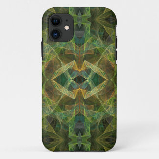 Green Fractal iPhone 5 Custom Case-Mate ID 11 Case