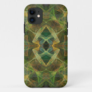 Green Fractal iPhone 5 Custom Case-Mate ID 11 Case