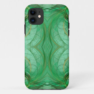 Green Fractal iPhone 5 Custom Case-Mate ID 11 Case