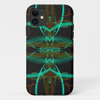 Green Fractal iPhone 5 Custom Case-Mate ID 11 Case