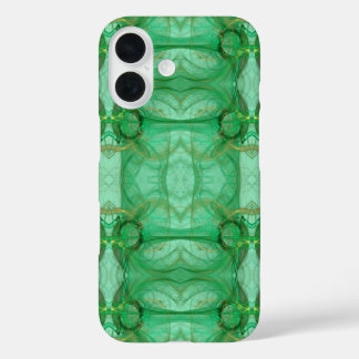 Green Fractal iPhone case