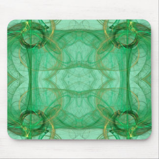 Green Fractal Mousepad